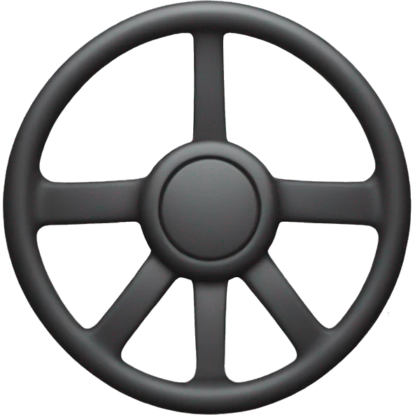 steering wheel of a car emoji
