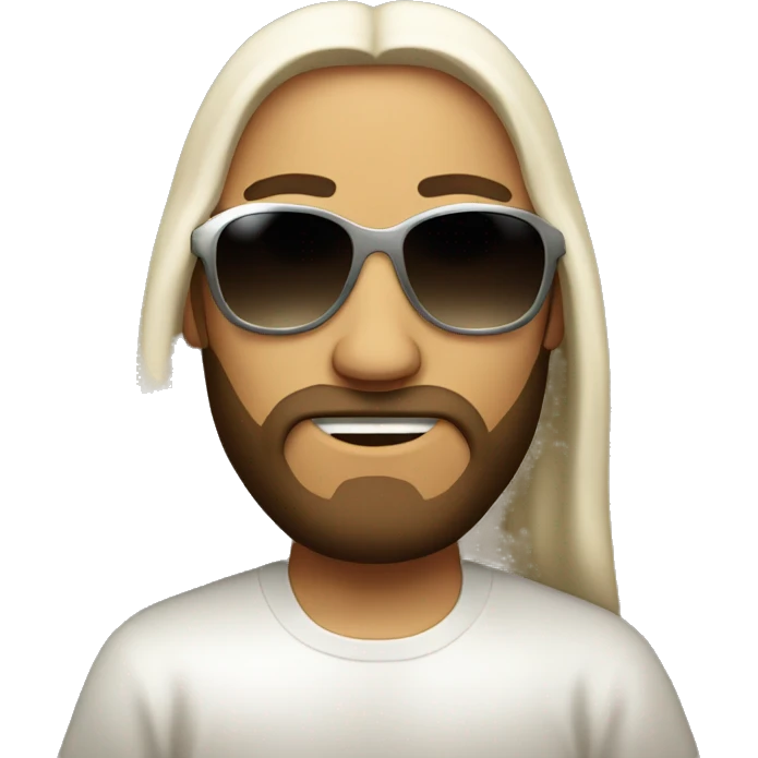 jesus wearing mirror sunglasses  emoji