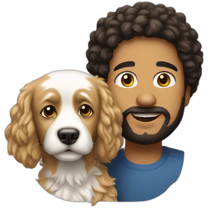 Marcelo  et un chien emoji
