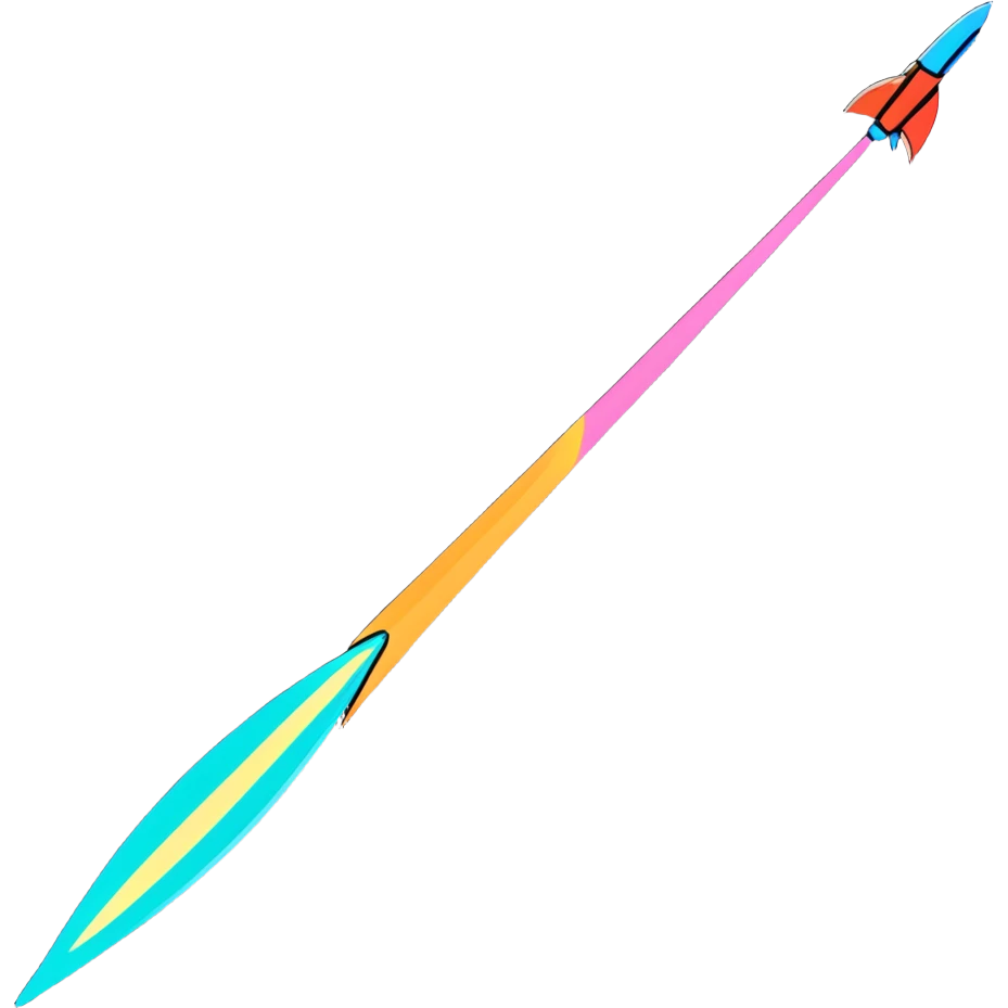 colorful comet with sparkling tail emoji