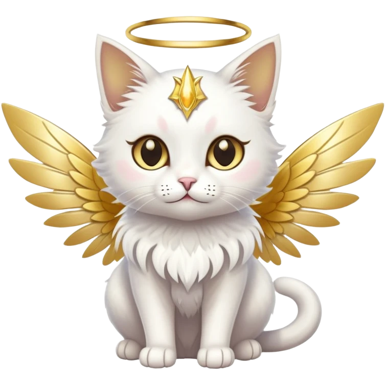 Кот фея emoji