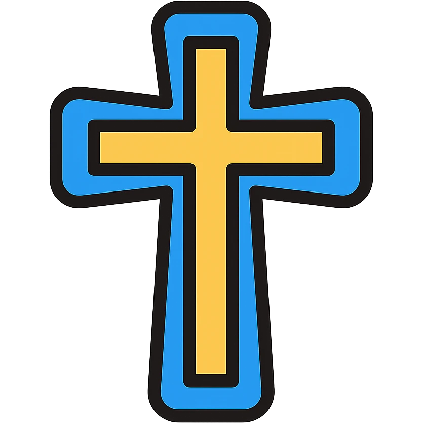 colored grucifix icon emoji