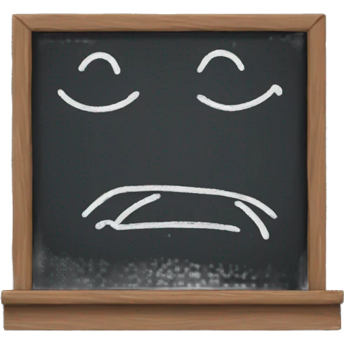 blackboard emoji
