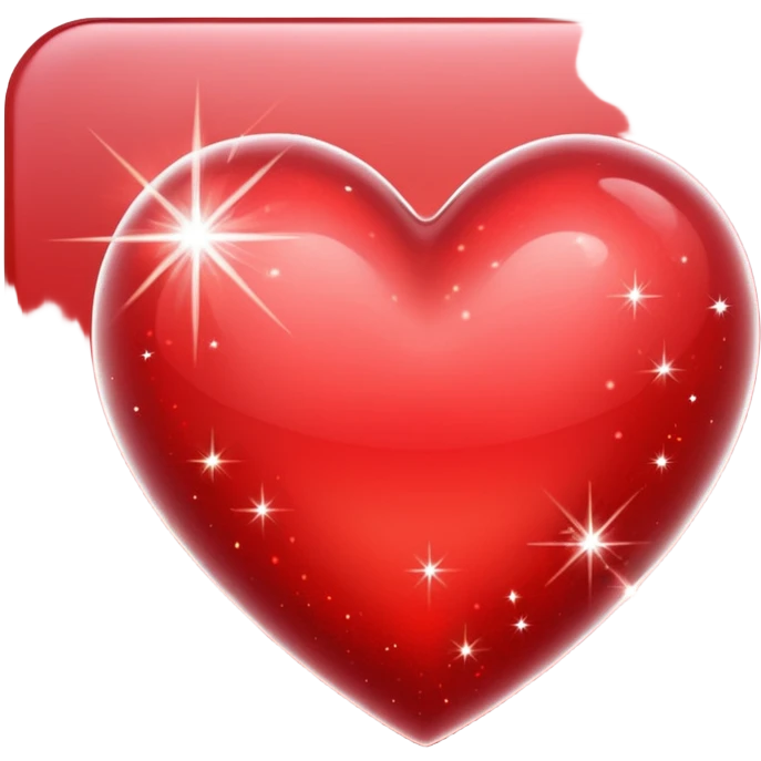Heart with sparkles ￼ emoji