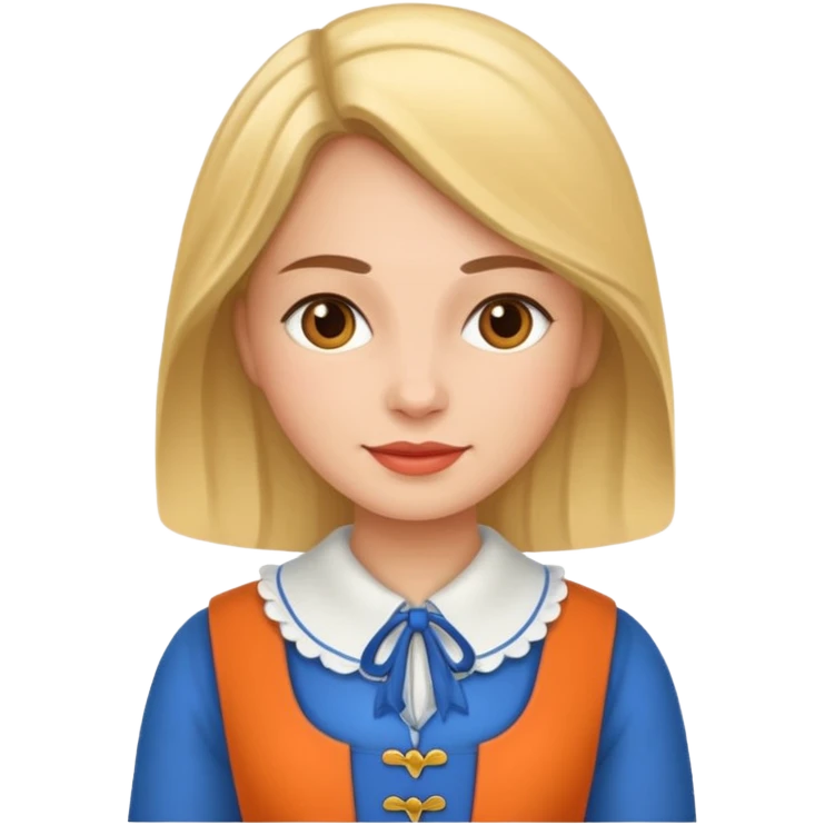 woman with dutch clothing emoji