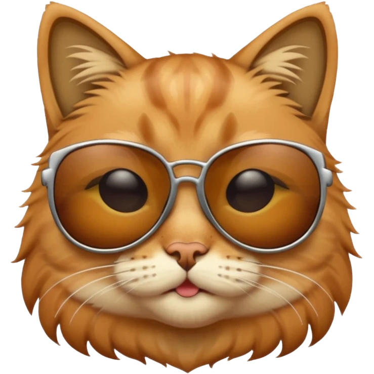 Cat wearing sunglasses emoji
