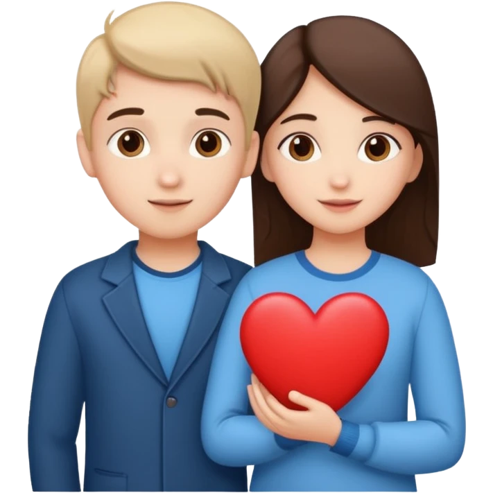 Cute Boy And Cute Girl Standing Love  Add Heart Heart Name Khushbu  emoji
