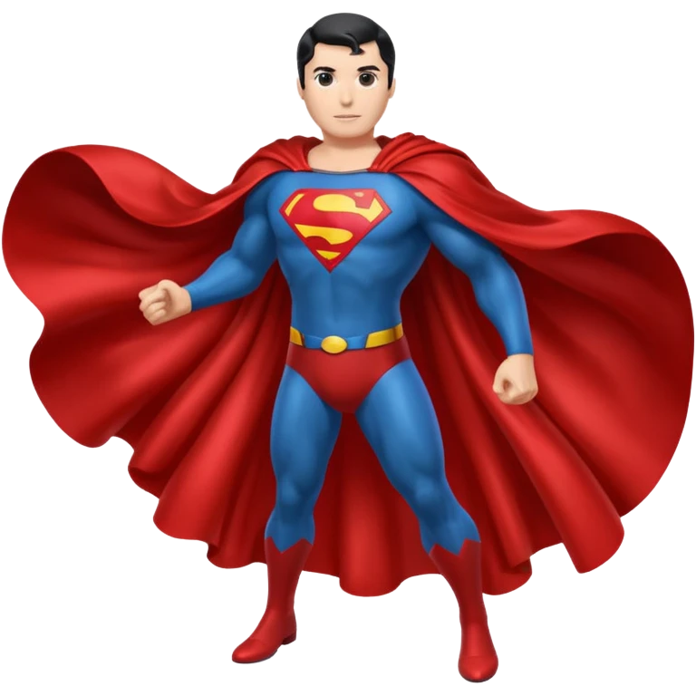 red cape of superman emoji
