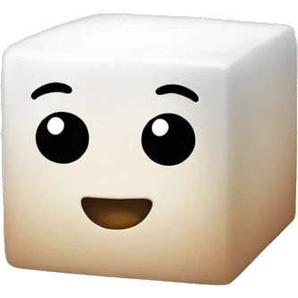 create me an emoji of a sugar cube  emoji