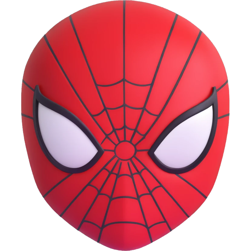 Spider-Man face emoji
