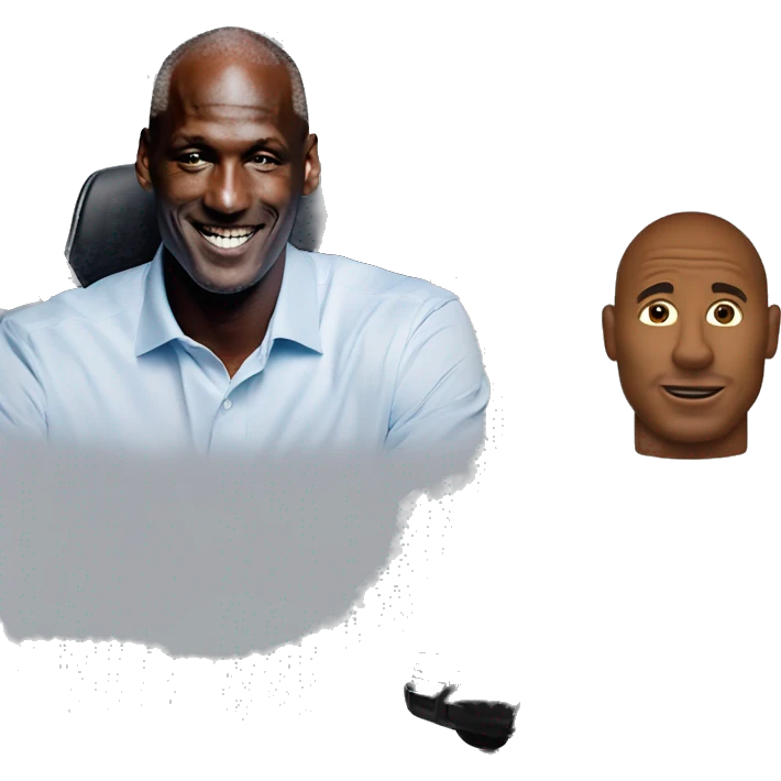 make a michael jordan emoji and the añara man in a car emoji