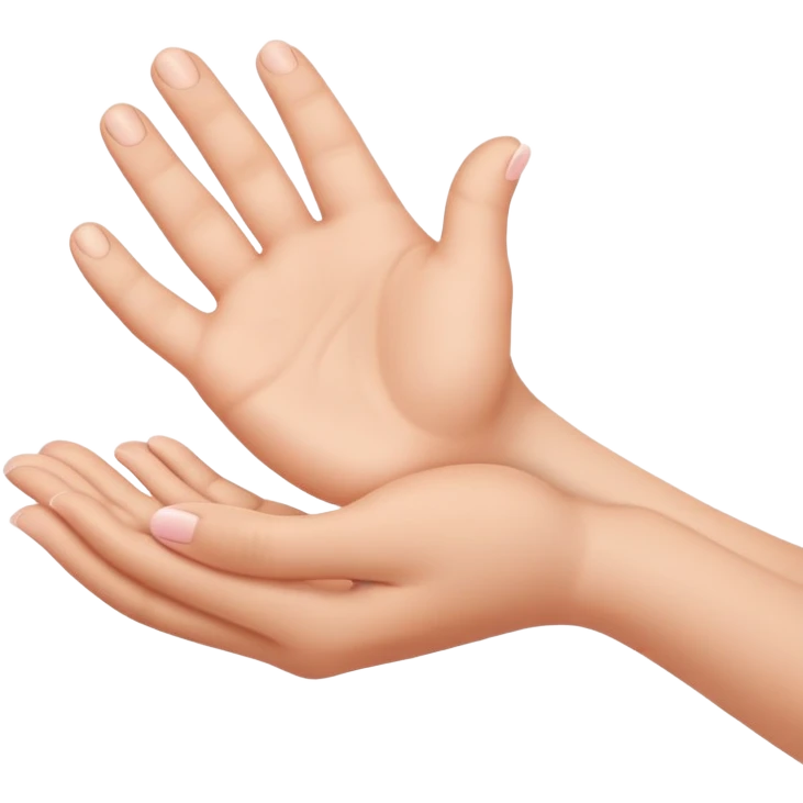 baby hand and mum hand emoji