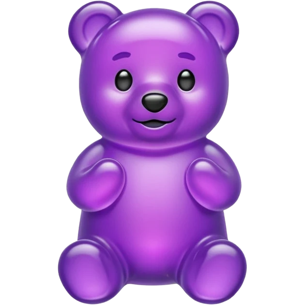 gummy bear purple emoji
