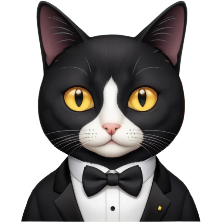 stock investing black and smart cat, with money and "stock charts" emoji