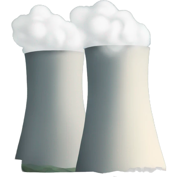 Nuclear power plants emoji
