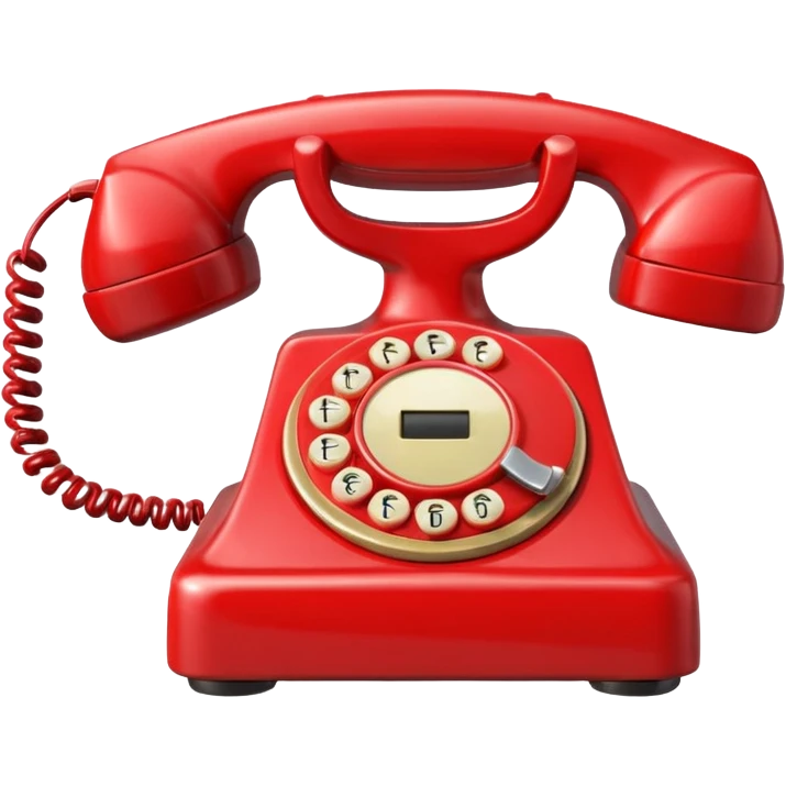 red telephone emoji
