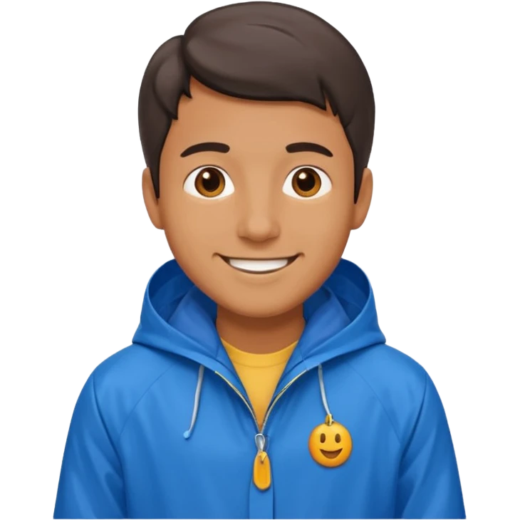 man in blue rain coat



 emoji