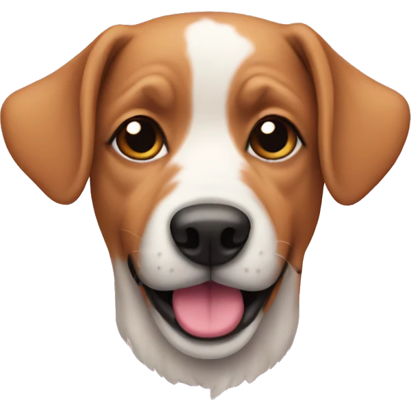 Dog pink emoji