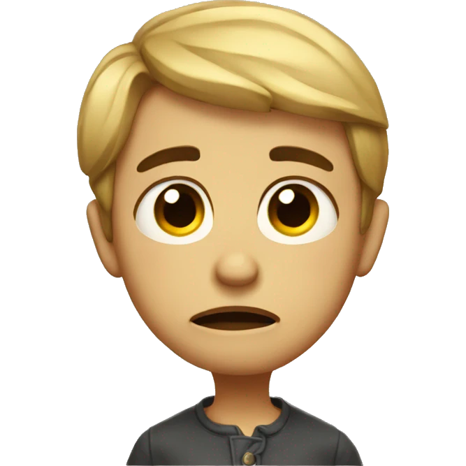 Sad love emoji