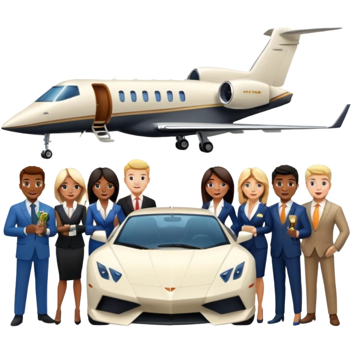 Grant Cardone, Tai Lopez, Josh King Madrid, Alex Hormozi, Iman Gadzhi, Daniel G, Branden Condy, Patrick Bet-David, Dan Henry, Luke Belmar, Shelby Sapp, Leila Hormozi, Tefi Valenzuela, business, influencers, friends, rich millionaire success lifestyle, private jet , supercars, success, sales emoji