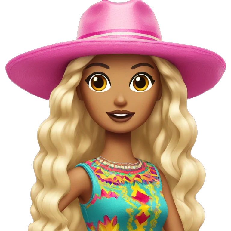 Barbie mexicana emoji