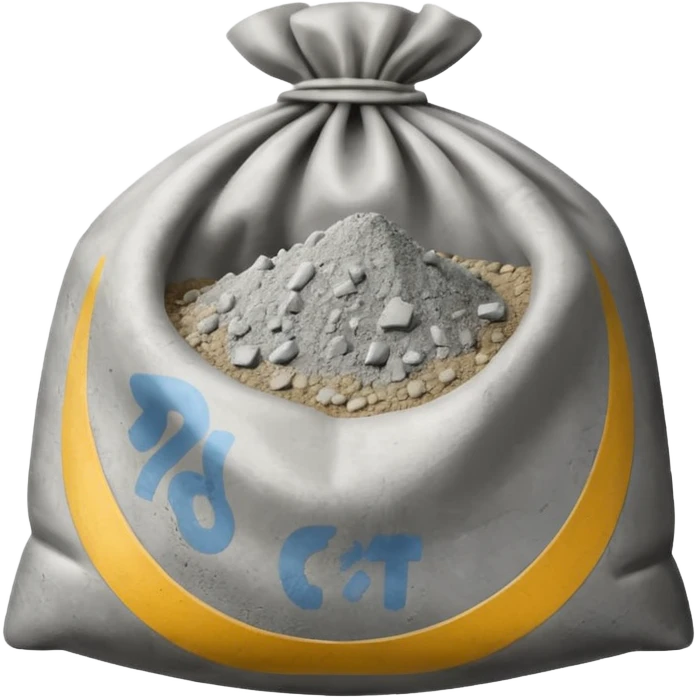 cement powder bag emoji