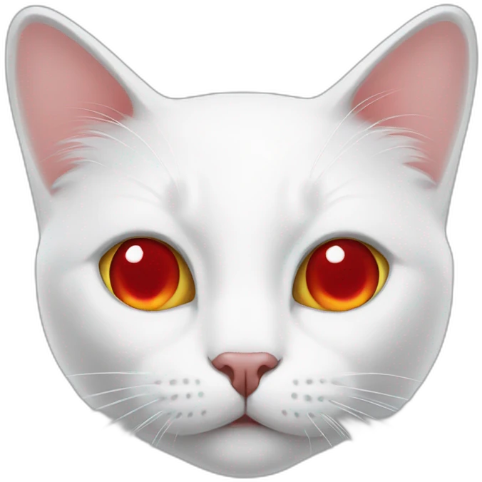 white-cat-with-red-eyes emoji