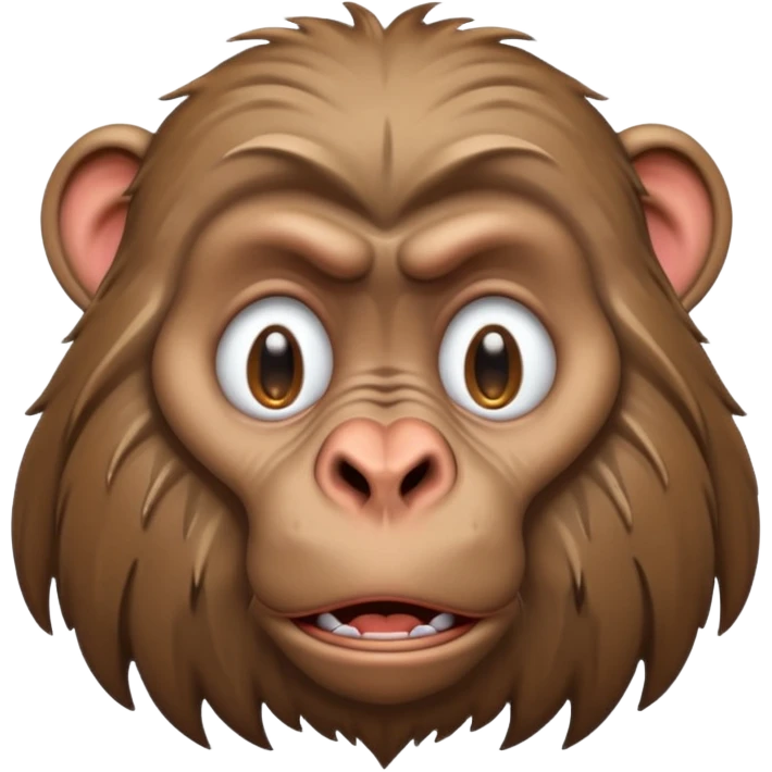 Crying baboon emoji
