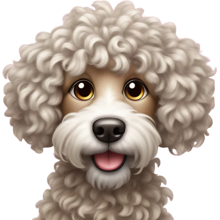Doodle dog valentine emoji