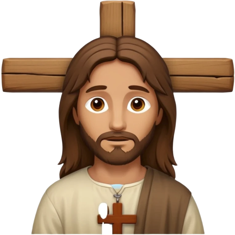 Jesus Christ on his cross  emoji