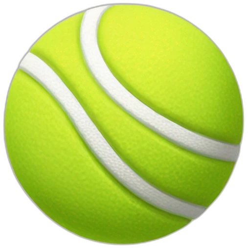 Beige tennis ball emoji