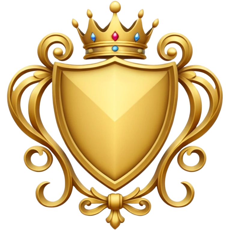 Gold royal Crest emoji