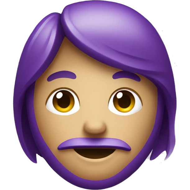 Purple chart emoji