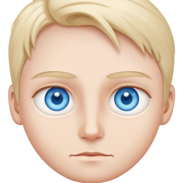 Blue eyes staring at you emoji