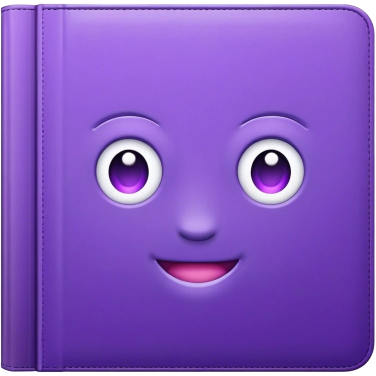 violet 📚 emoji