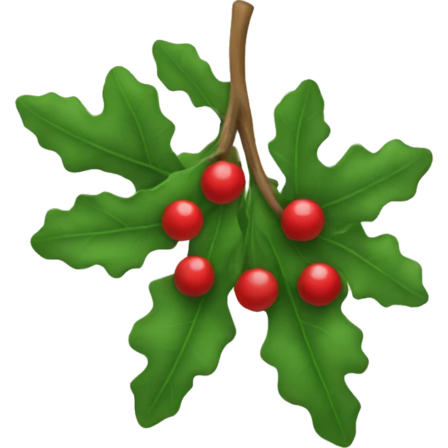 mistletoe  emoji