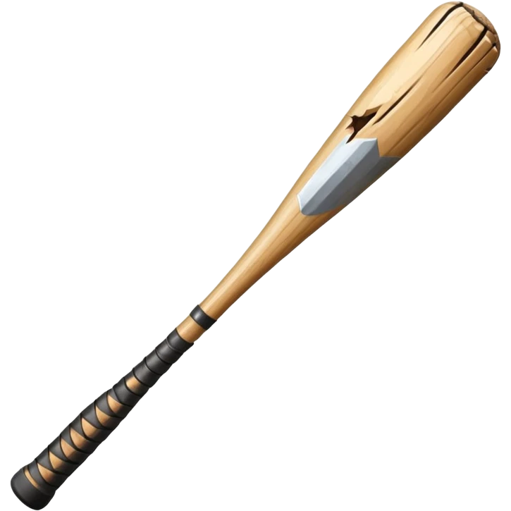Baseball bat with nails in it emoji