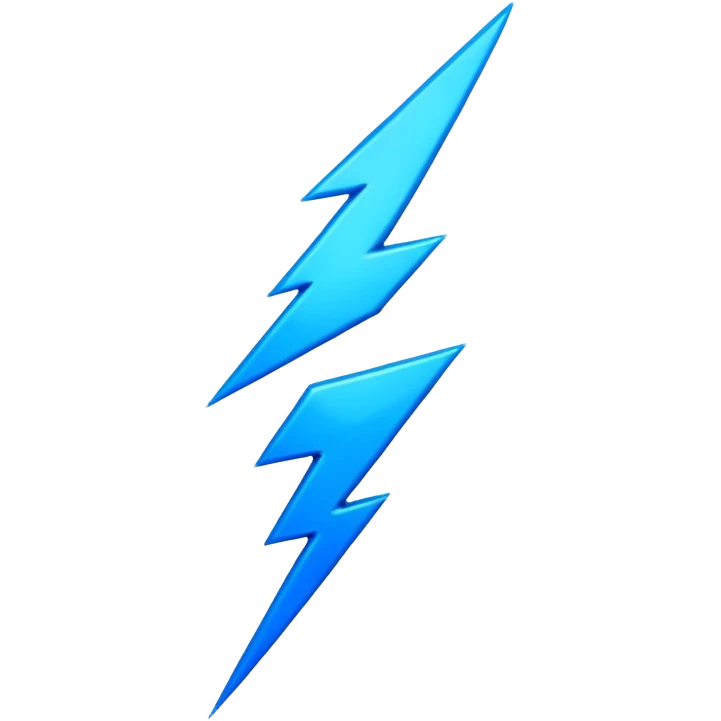 lightning bolt emoji