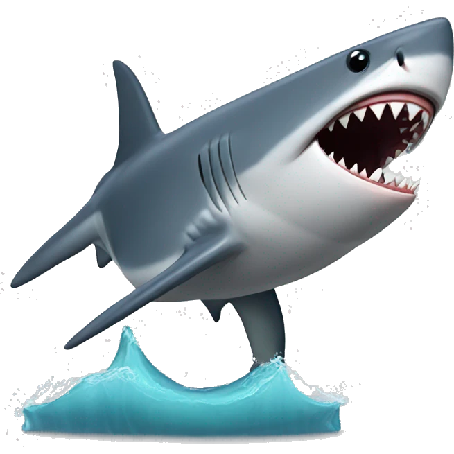 Shark pooping emoji