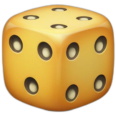 Dice with checkmark emoji