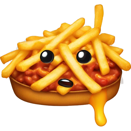 Chili cheese fries  emoji