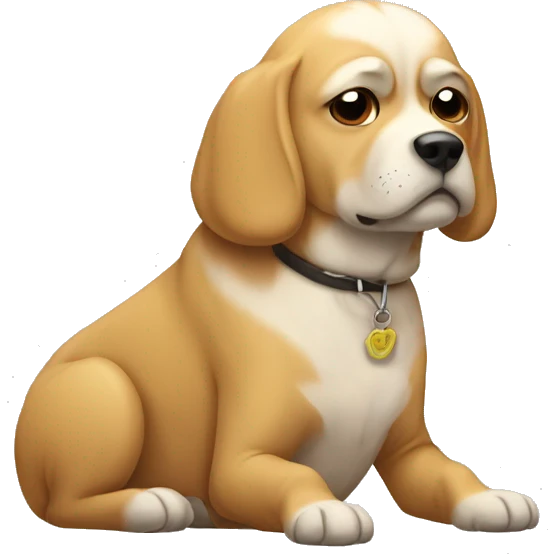 Chien qui dort emoji