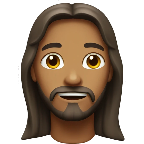 An emoi of jesus of nazareth emoji