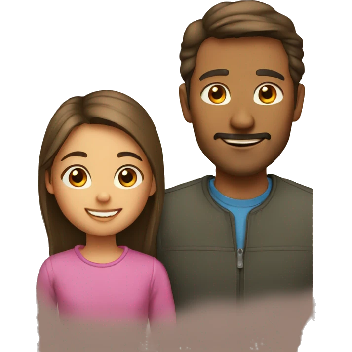 father and daughter emoji