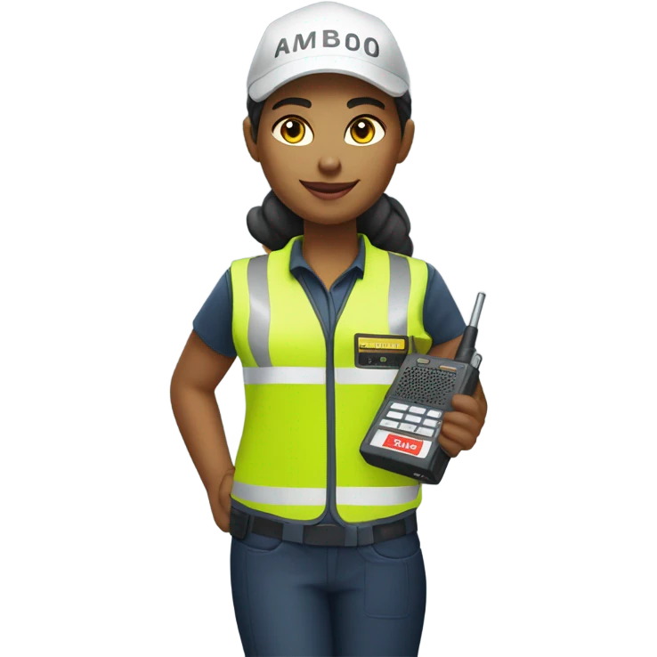 Female airport worker  emoji