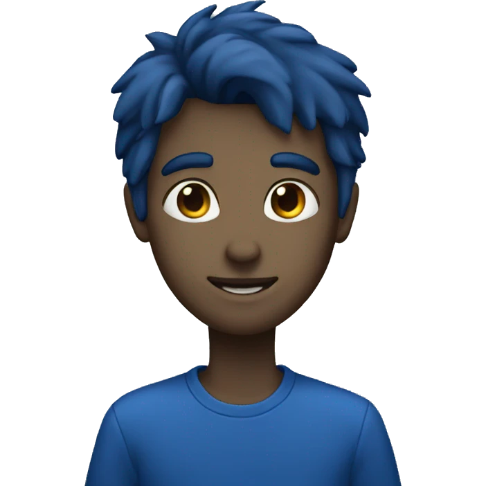 Dark blue heart emoji