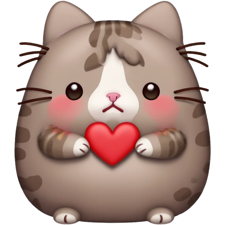sad pusheen red emoji