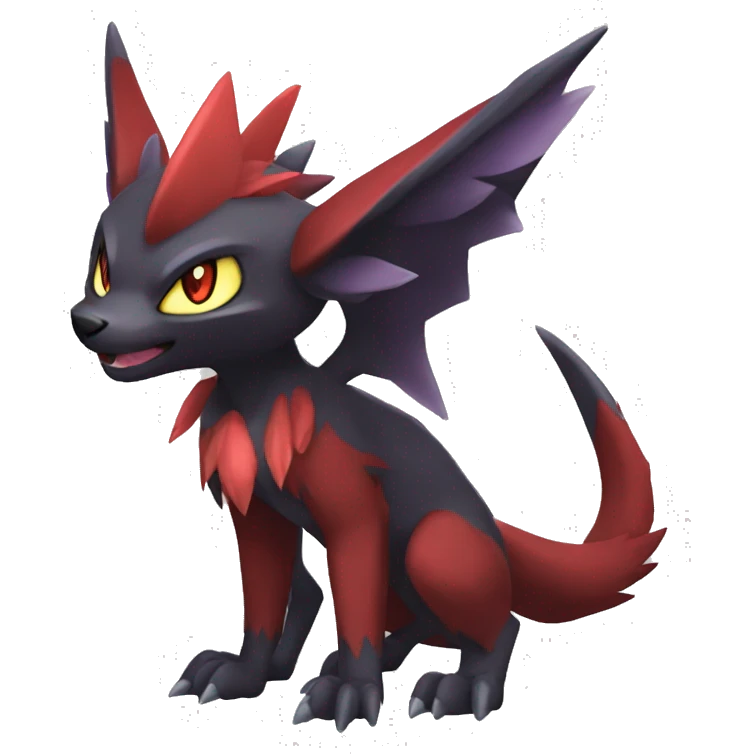 Noivern-Litten-Zoroark full body emoji