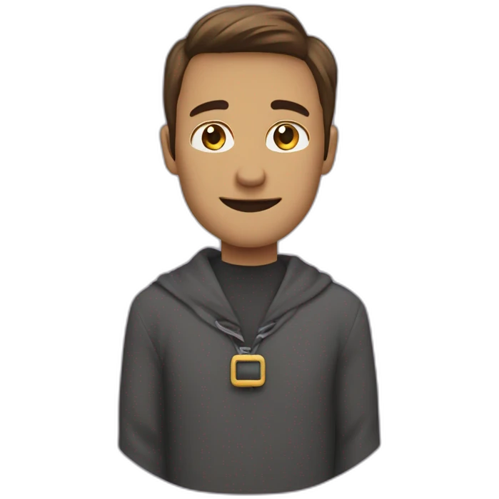Homme chauve impair grand ouvert emoji