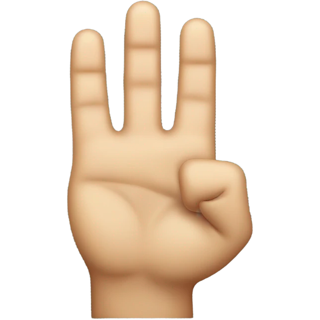 L hand sign emoji